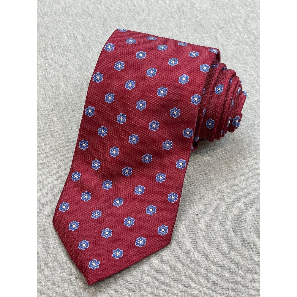 Brooks Brothers Tie Mens Geometric‎ 100% Silk 3" Width 59" Length Made In USA